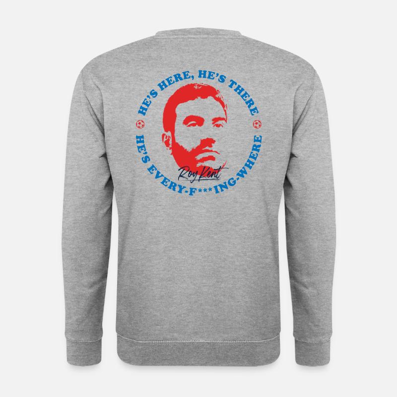Ted Lasso Logo Et Ècriture Avec Roy Kent - Sweat-shirt Unisexe - gris chiné
