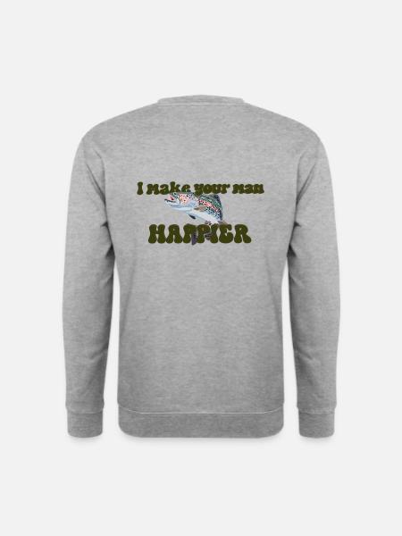 Pick me trout - Unisex Sweatshirt - salt & pepper