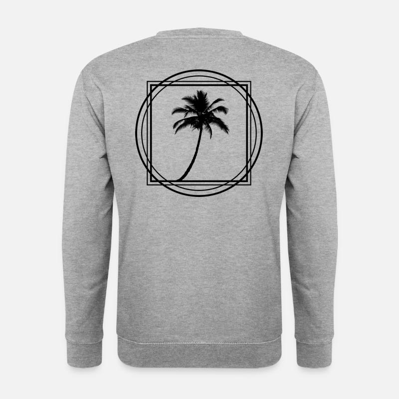 Palm tree black - Unisex Sweatshirt - salt & pepper