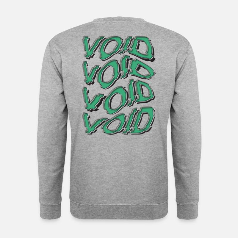 VOID LOGO - Unisex Pullover - Weißgrau meliert