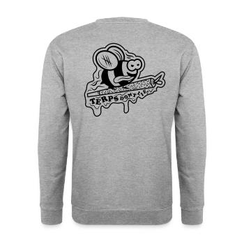 Terps ne ment pas abeille - Sweat-shirt Unisexe - gris chiné - Dos - Michal (187cm)