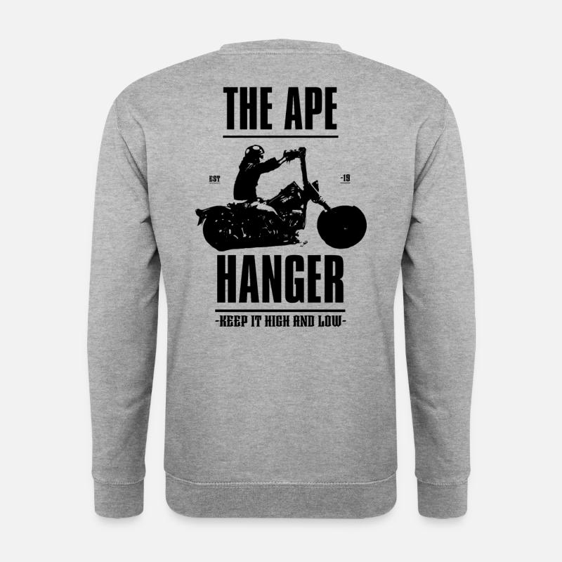 MC - Unisex Pullover - Weißgrau meliert