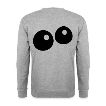 monstre - Sweat-shirt Unisexe - gris chiné - Dos - Michal (187cm)