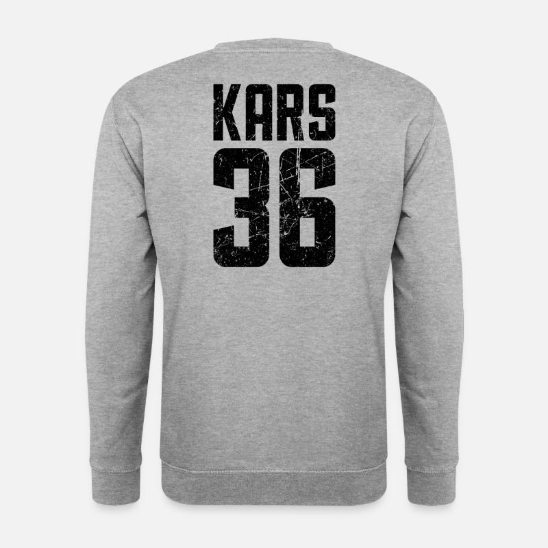 Kars 36 Türkei Turkiye Geschenk Urlaub TR Türk - Unisex Pullover - Weißgrau meliert