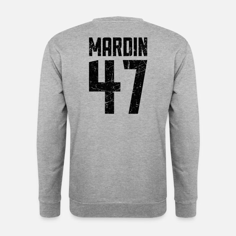 Mardin 47 Türkei Turkiye Geschenk Urlaub TR Türk - Unisex Pullover - Weißgrau meliert
