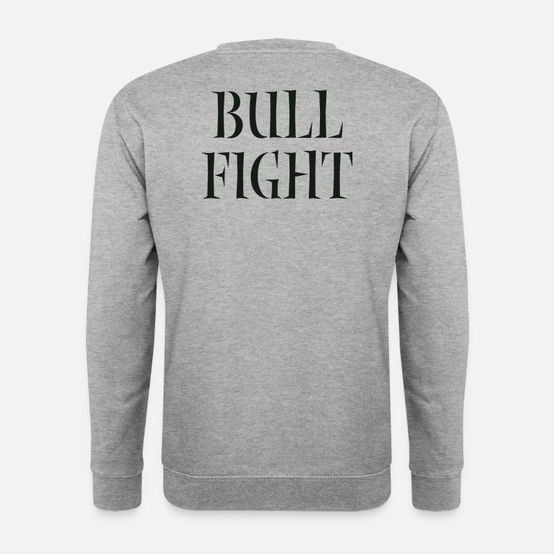 Bullen Kampf - Unisex Pullover - Weißgrau meliert