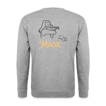 Feel the Magic - Biathlon - Unisex Sweatshirt - salt & pepper - Back - Michal (187cm)