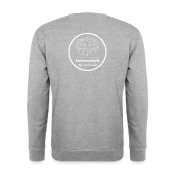 Garde Leidenschaft - Unisex Pullover - Weißgrau meliert - Hinten - Michal (187cm)
