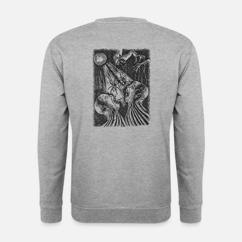 Nightmare - Unisex Pullover - Weißgrau meliert