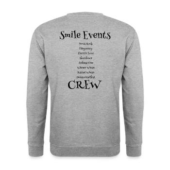 7D7095A9 D9D0 4F12 BAA8 F2EE2235AF16 - Unisex Pullover - Weißgrau meliert - Hinten - Michal (187cm)