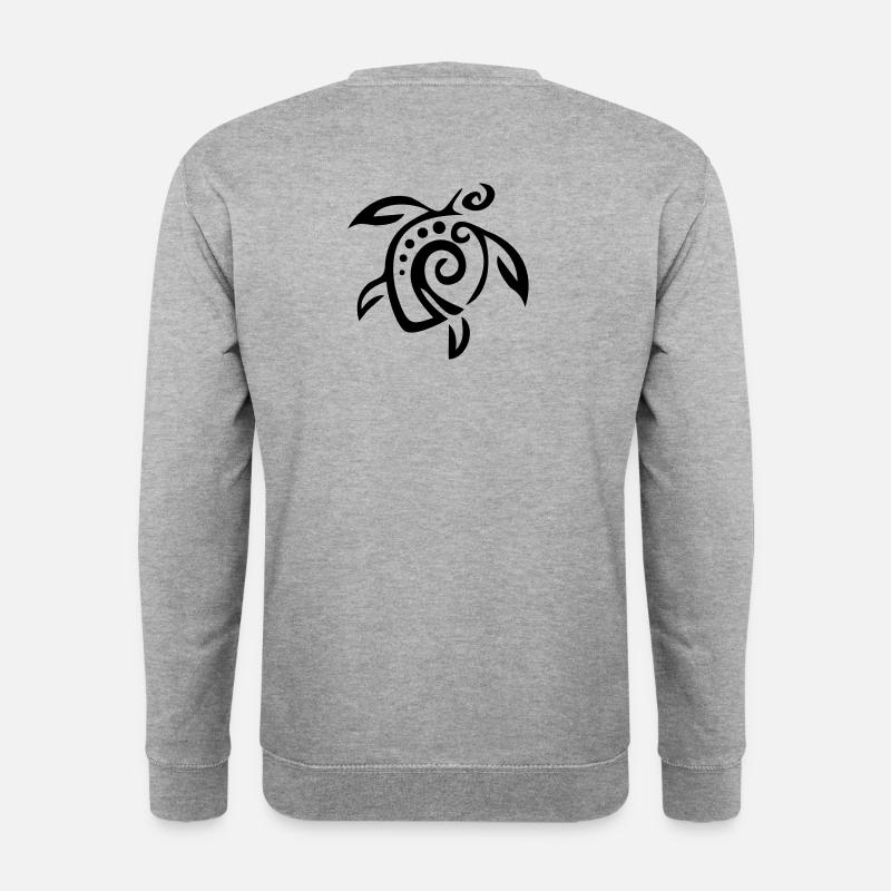 Turtle - Unisex Pullover - Weißgrau meliert