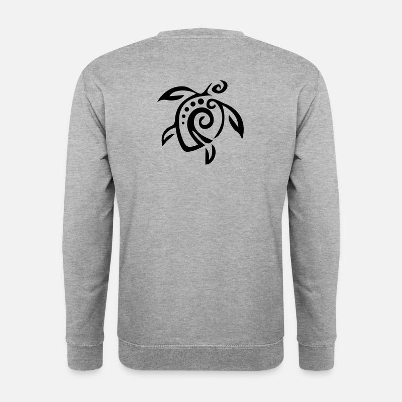 Turtle - Unisex Pullover - Weißgrau meliert