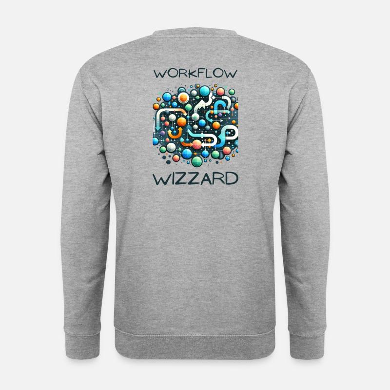 Workflow Wizzard - Unisex Sweatshirt - salt & pepper