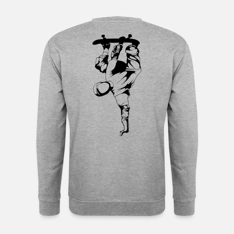 Skate skateboard - Unisex Sweatshirt - salt & pepper
