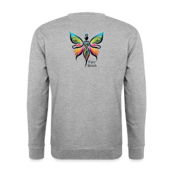Colour Fairy - FairyBreizh - Unisex Sweatshirt - salt & pepper - Back - Michal (187cm)
