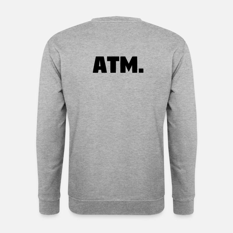 ATM - Unisex Pullover - Weißgrau meliert