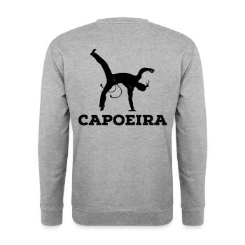 capoeira - Unisex Sweatshirt - salt & pepper - Back - Michal (187cm)