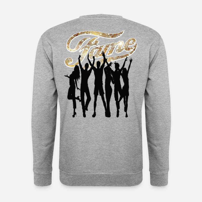 Fame party geschenke shirt - Unisex Pullover - Weißgrau meliert
