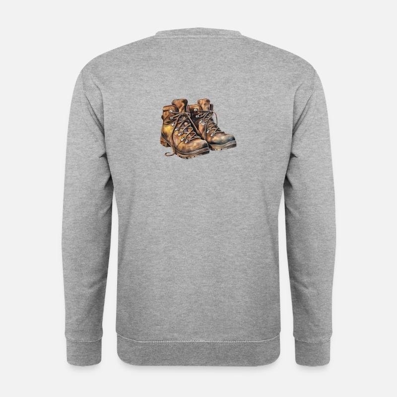 Hiking Shoes - Unisex Pullover - Weißgrau meliert