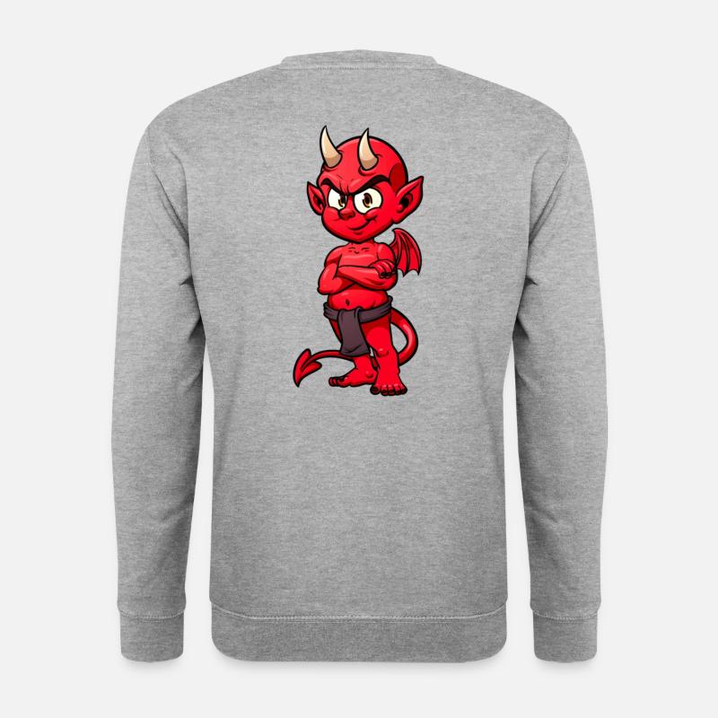 Kobold - Unisex Pullover - Weißgrau meliert