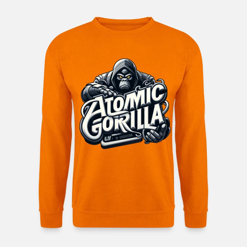 Atomic Gorilla - Unisex Pullover - Orange
