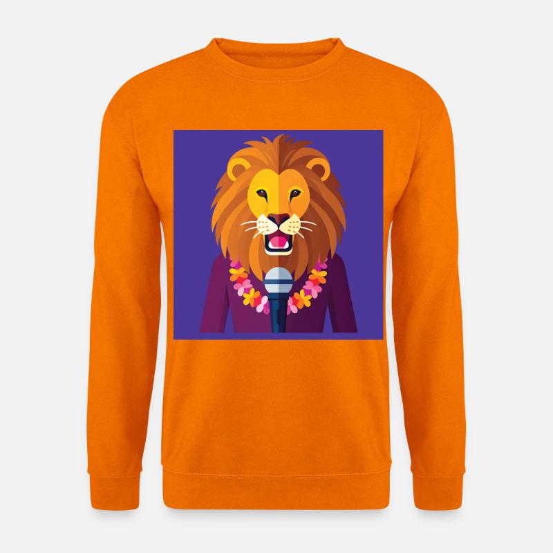 MENSCHLICHER LÖWE – Baby & Kinder - Unisex Pullover - Orange