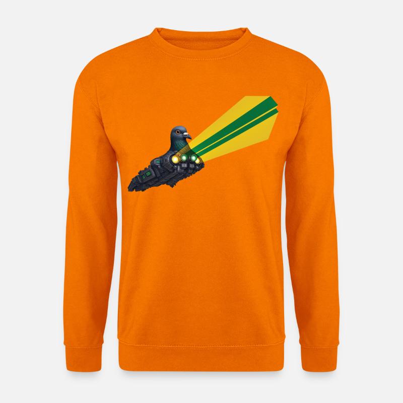 SPACE BIRD – Geek & Science-Fiction - Unisex Pullover - Orange