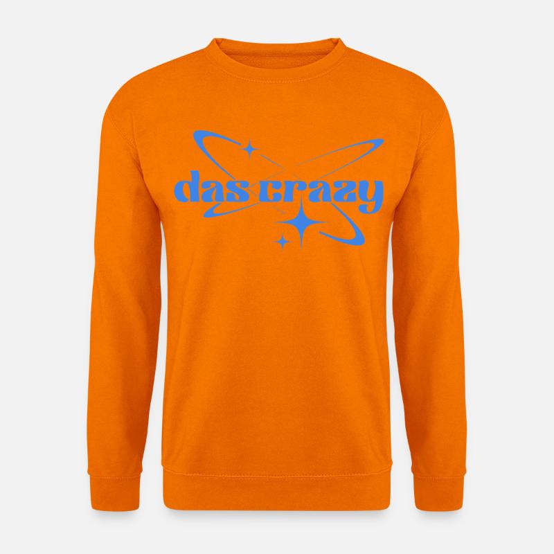 DasCrazy Raumlogo Orbit-Sterne - Unisex Pullover - Orange