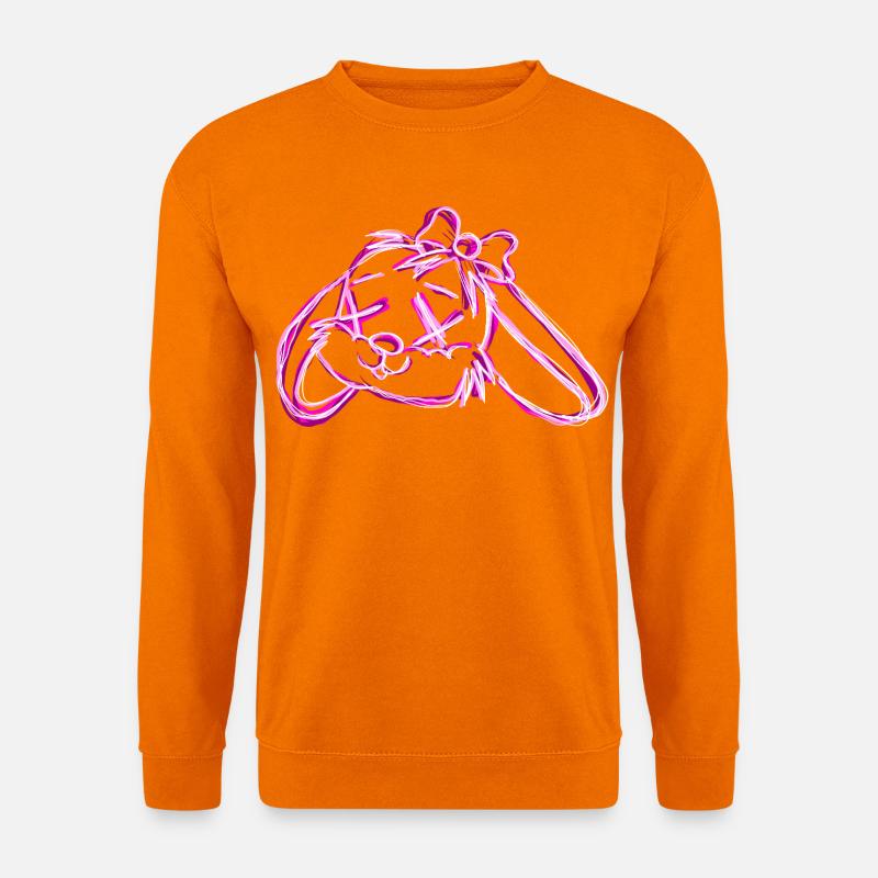 Dead Bunny Pink - Unisex Pullover - Orange