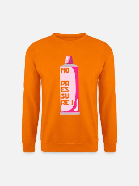 Kein Druck - Unisex Pullover - Orange