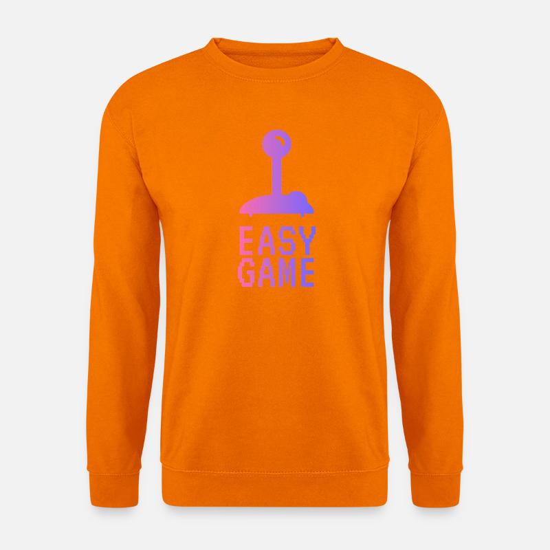 Easy Pixel Gradient Game - Unisex Sweatshirt - orange