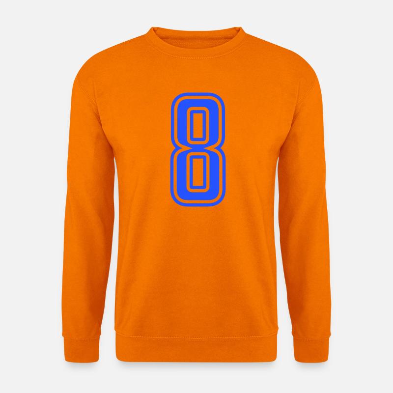 8 - Unisex Pullover - Orange