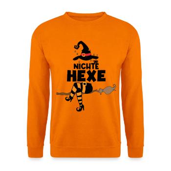Nichte Hexe Halloween Familienkostüm Familie Set - Unisex Pullover - Orange - Vorne