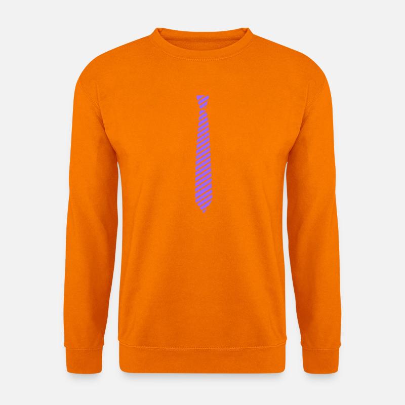 Krawatte - Unisex Pullover - Orange
