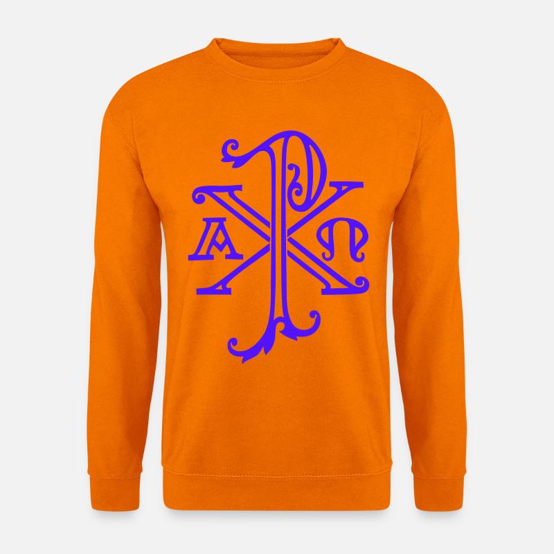 Christusmonogramm - Unisex Pullover - Orange
