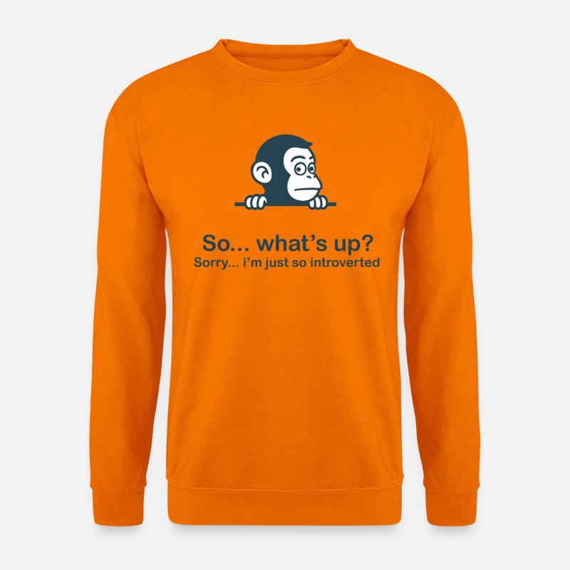 So introvertiert - Unisex Pullover - Orange