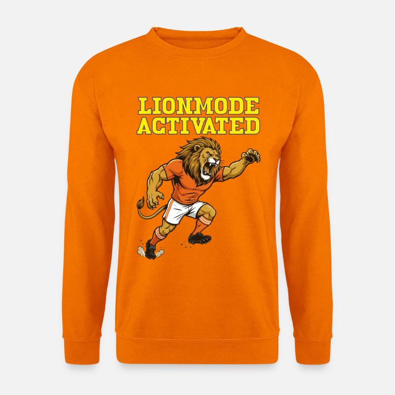 LionModeActivated - Unisex Sweatshirt - orange