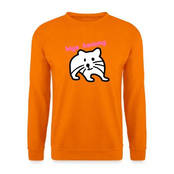 hiya hammy - Unisex Sweatshirt - orange - Front
