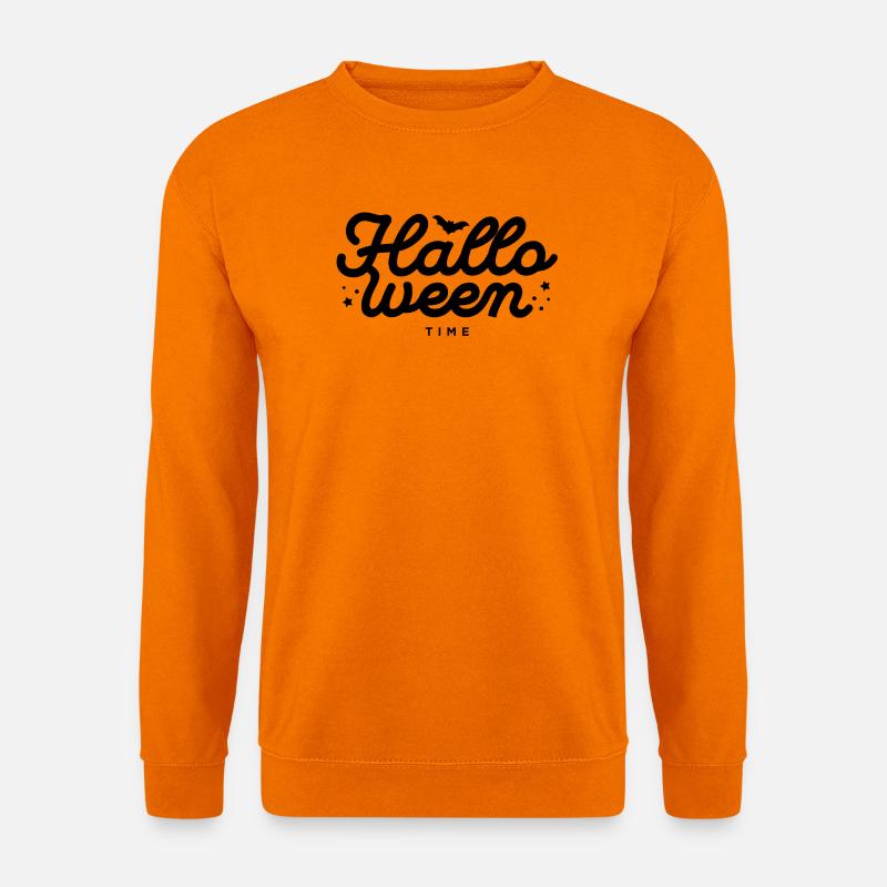 Himmlischer Nachthimmel Musterdruck - Unisex Pullover - Orange
