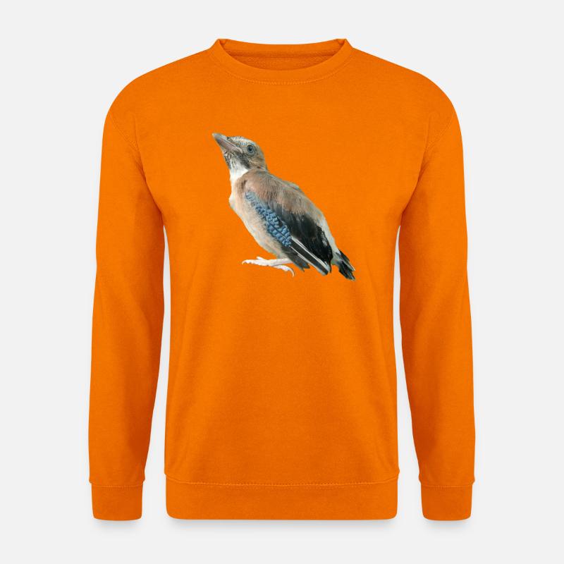 Eichelhäher Jungvogel - Unisex Pullover - Orange