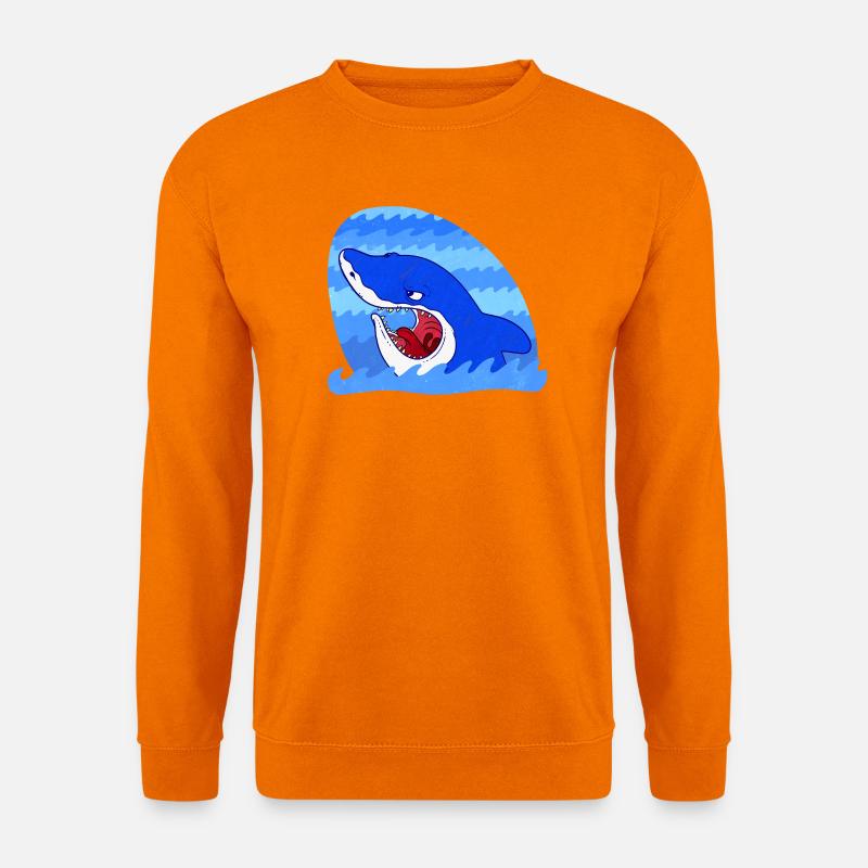 Grim Shark - Unisex Pullover - Orange