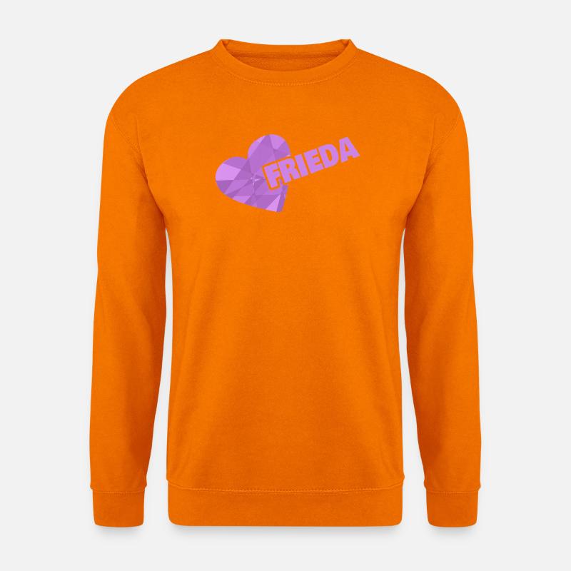 Frieda as a crown - Unisex Sweatshirt - orange