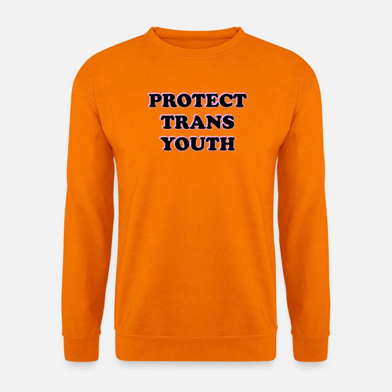 Trans-Jugendliche schützen - Unisex Pullover - Orange
