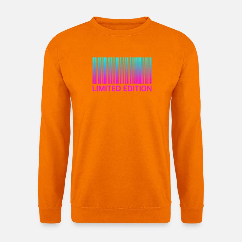 LIMITED EDITION - BARCODE  - Unisex Pullover - Orange