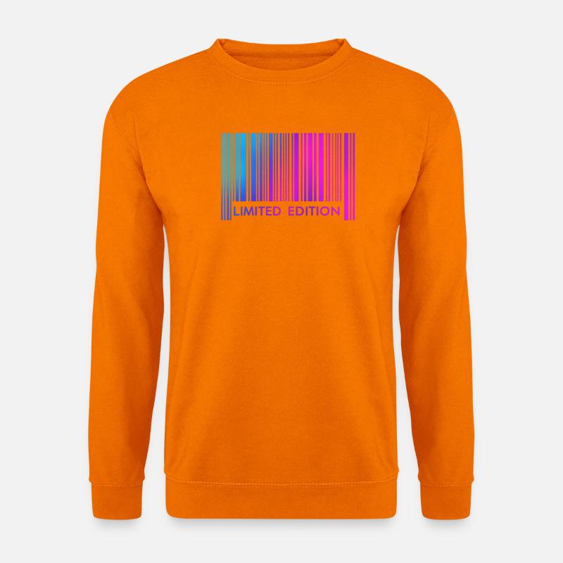 LIMITED EDITION - BARCODE  - Unisex Pullover - Orange