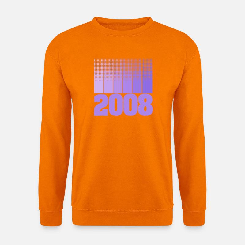 Geboren 2008 - Unisex Pullover - Orange