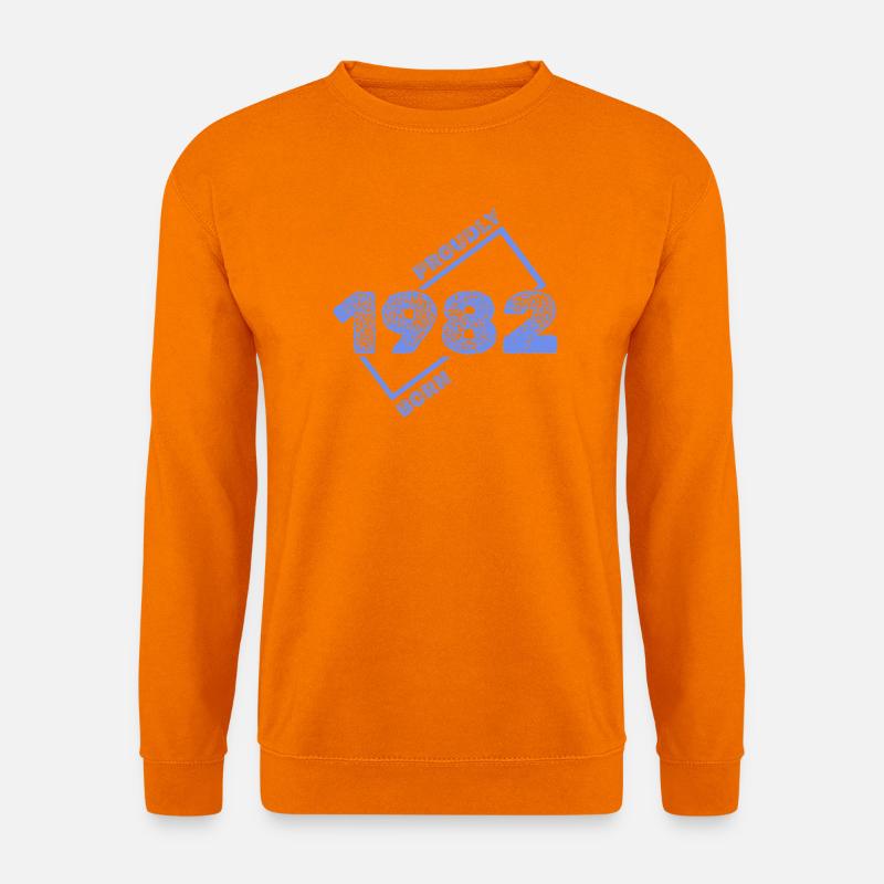 1982 1982 - Unisex Pullover - Orange