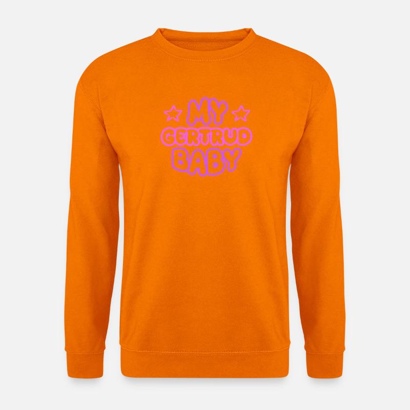 Vorname Gertrud - Unisex Pullover - Orange