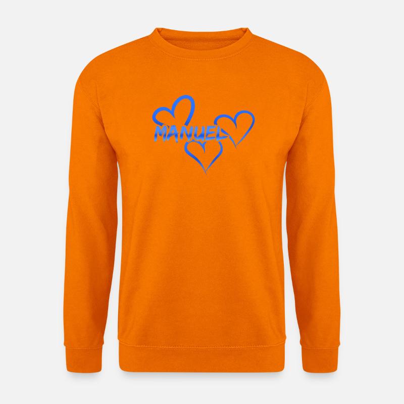 Manuel Manuel - Unisex Pullover - Orange