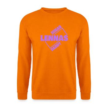 Lennas - Sweat-shirt Unisexe - orange - Devant